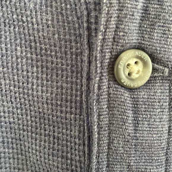 Eddie Bauer Micro Waffle-Knit Henley T Shirt - Picture 4 of 8